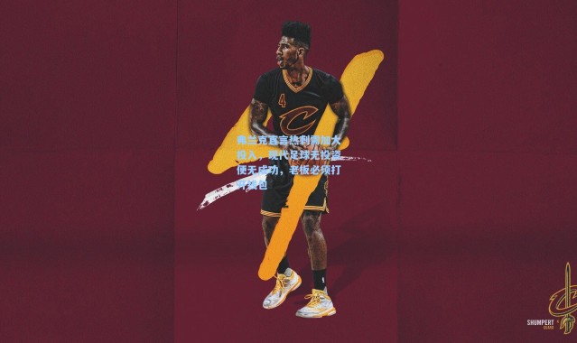 弗兰克直言热刺需加大投入，现代足球无投资便无成功，老板必须打开钱包